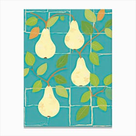 Pears Illustration 3 Canvas Print