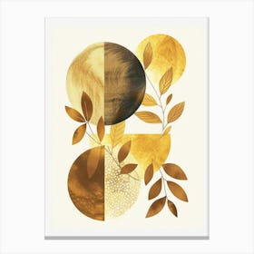 Golden Leaves 55 Canvas Print