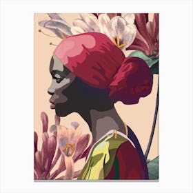 Woman With Headscarf 1 Canvas Print