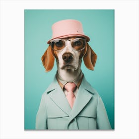 A Beagle Dog 1 Canvas Print