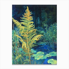 Walking Fern Painting 1 Canvas Print