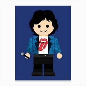 Toy Mick Jagger Canvas Print