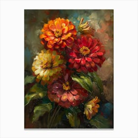 Dahlias 2 Canvas Print