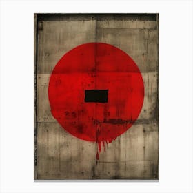 Red Circle 1 Canvas Print