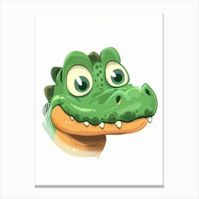 Alligator Head 5 Canvas Print