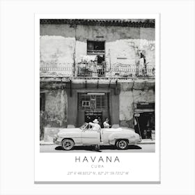 Havana Cuba Travel Canvas Print