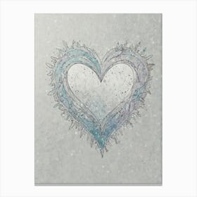 Heart Of Ice 1 Canvas Print