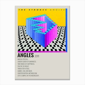 The Strokes Angles 2011 Poster Canvas Print