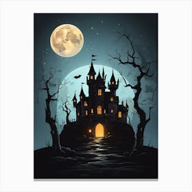 Halloween Castle 5 Canvas Print