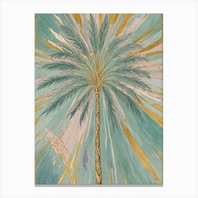 Palm Tree in the Sun Canvas Print