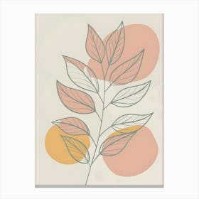 Leaf Print Canvas Print