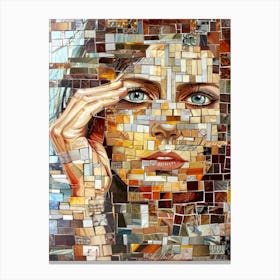 Mosaic Art 9 Canvas Print