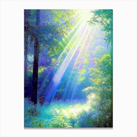 Callaway Gardens, Usa Classic Monet Style Painting Canvas Print