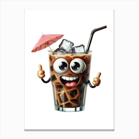 Iced Coffee Canvas Print