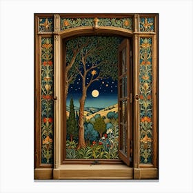 William Morris William Morris Window Canvas Print