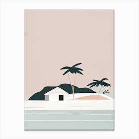 Cabilao Island Philippines Simplistic Tropical Destination Canvas Print