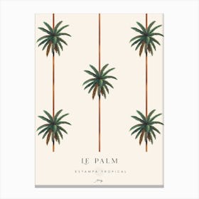 Lepalm Poster Offwhite Canvas Print