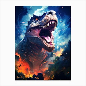 T - Rex Dinosaur Canvas Print