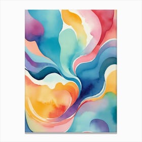 Abstract Watercolor Painting 27 Canvas Print