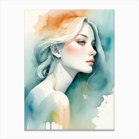 Watercolor Painting 34 Canvas Print