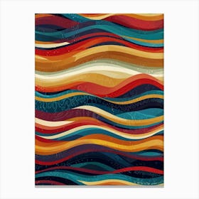 Abstract Wave Pattern 1 Canvas Print