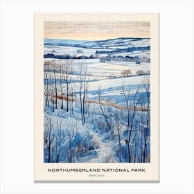 Northumberland National Park England 2 Poster Canvas Print