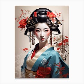 Geisha 6 Canvas Print