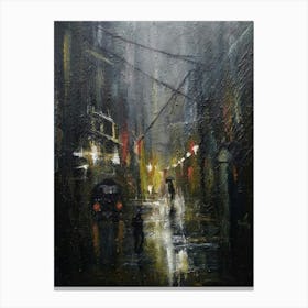 Night In The City Canvas Print