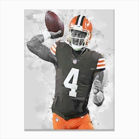 Deshaun Watson Cleveland Browns Canvas Print