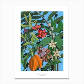 Botanical Garden poster 30x40cm 1 Canvas Print