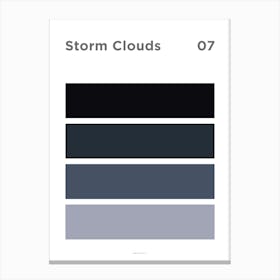 Storm Clouds Sky Series 07 Canvas Print
