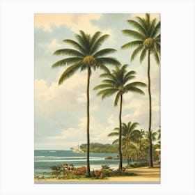 Englishman'S Bay Tobago Vintage Canvas Print