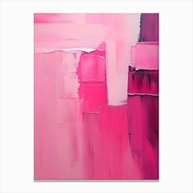 Abstract Pink Painting 2 Canvas Print