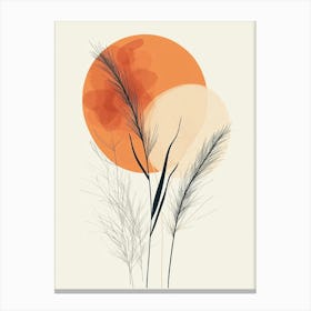 Sunset Grasses Canvas Print