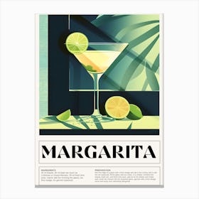 Margarita Poster Canvas Print