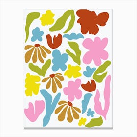 Floral Fusion Canvas Print