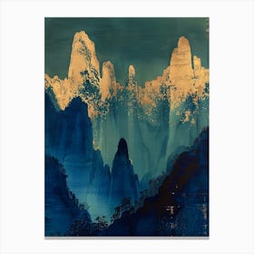 Huangxi Mountains Canvas Print