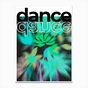 Dance Abstract Art Print Canvas Print