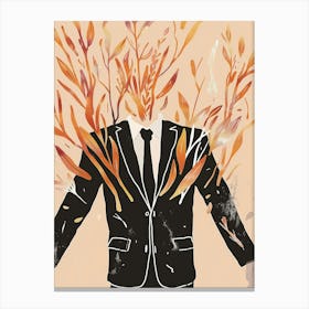 Man In The Suit Canvas Print