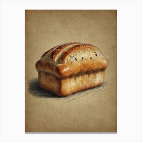 Bread Canvas Print