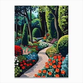 Kensington Gardens London Parks Garden 3 Painting Canvas Print