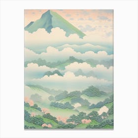 Mount Kirishima In Kagoshima Miyazaki, Japanese Landscape 2 Canvas Print