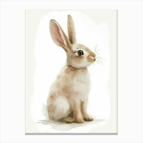 Dutch Rabbit Kids Illustration 4 Canvas Print