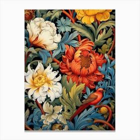 Floral Wallpaper 44 Canvas Print