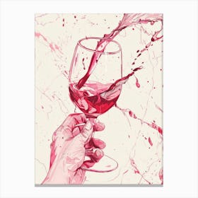 Glass Of Wine Canvas Print