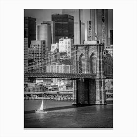 Brooklyn Bridge & Lower Manhattan Canvas Print