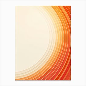 Abstract Orange Background Canvas Print