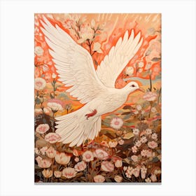 Seagull 2 Detailed Bird Painting Canvas Print