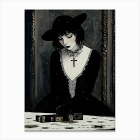 Gothic Woman Canvas Print