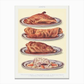 Joints Roast Haunch Of Mutton Canvas Print